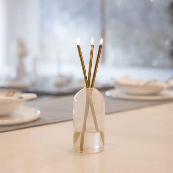 Everlasting Candles – Reusable Steel Oil Candles, Set of 3