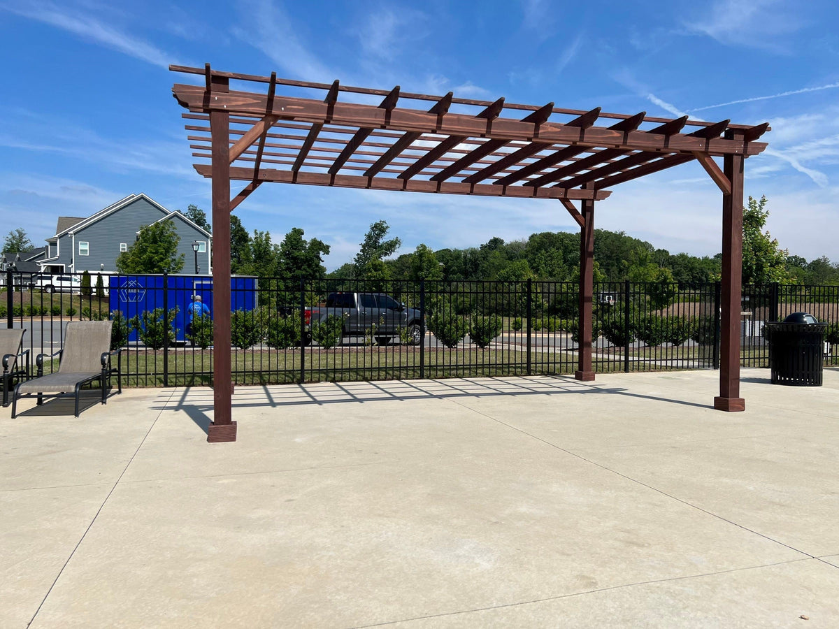 Best Redwood Super Deck Solid Wood Pergola