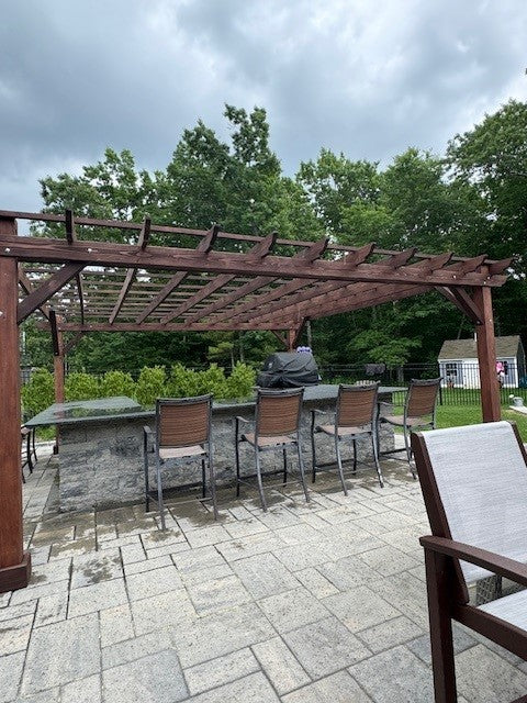 Best Redwood Super Deck Solid Wood Pergola