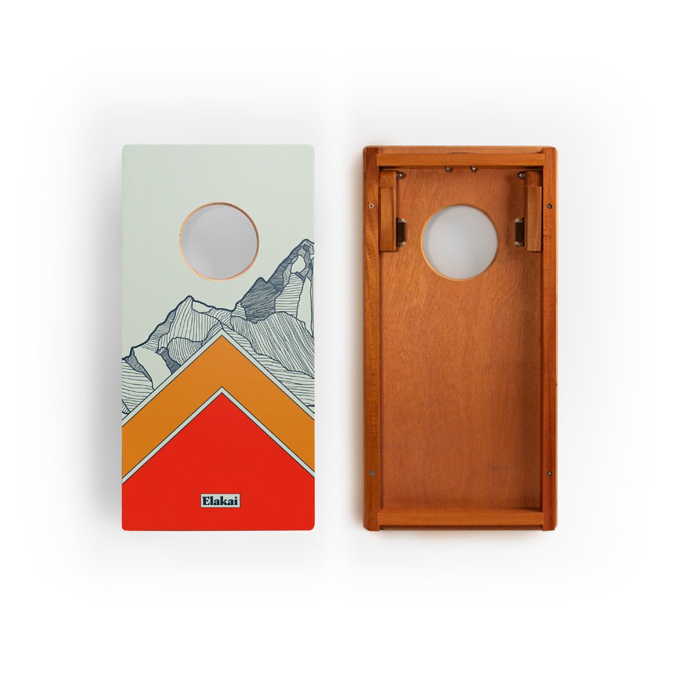 Elakai Modern Angle 1ft x 2ft Travel Cornhole Set