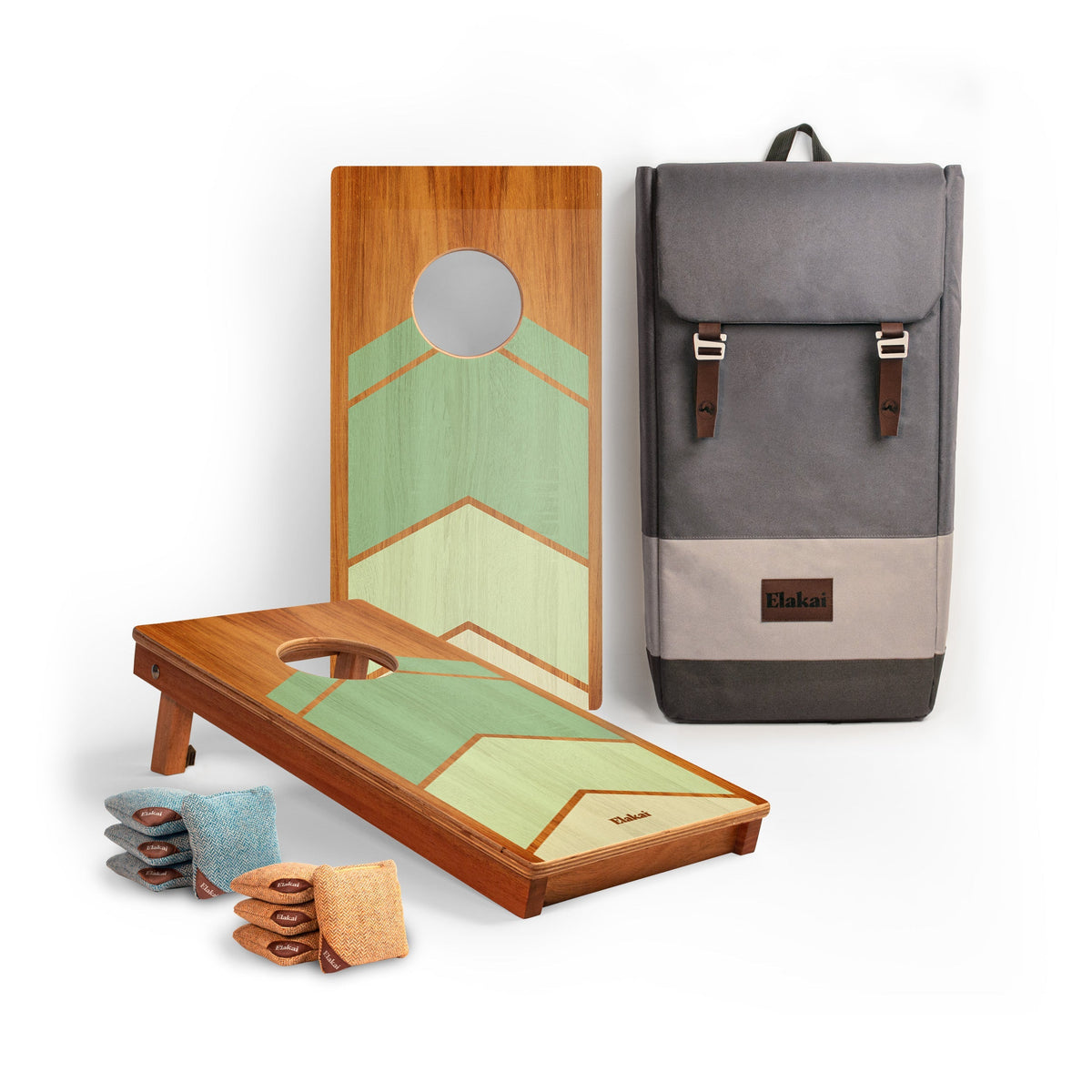 Elakai Modern Angle 1ft x 2ft Travel Cornhole Set