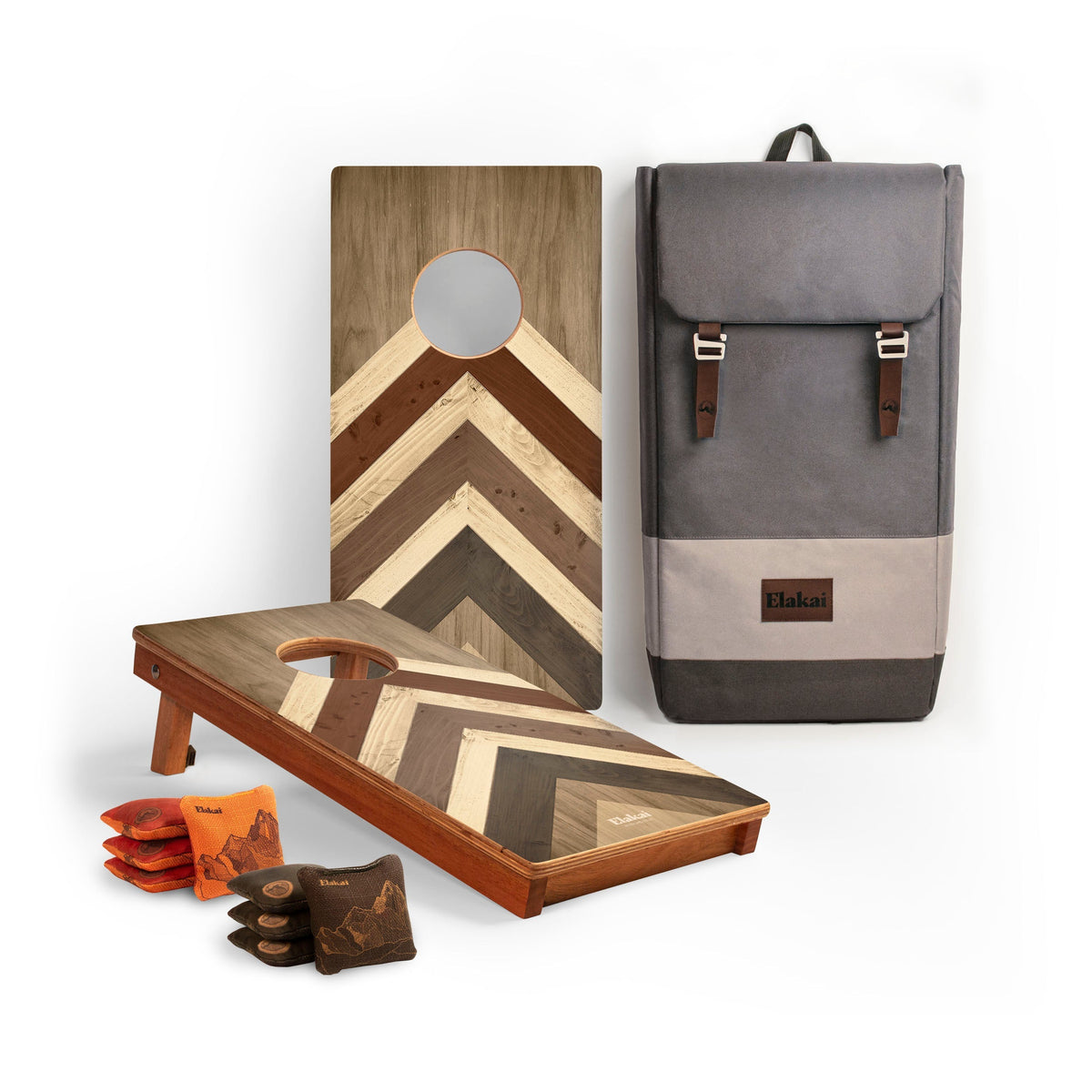 Elakai Modern Angle 1ft x 2ft Travel Cornhole Set