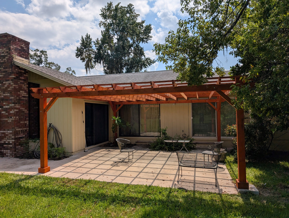 Best Redwood Super Deck Solid Wood Pergola