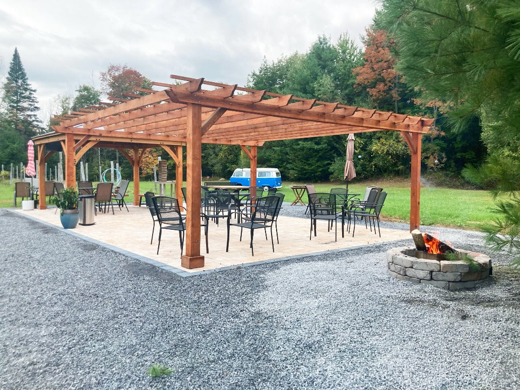 Best Redwood Super Deck Solid Wood Pergola