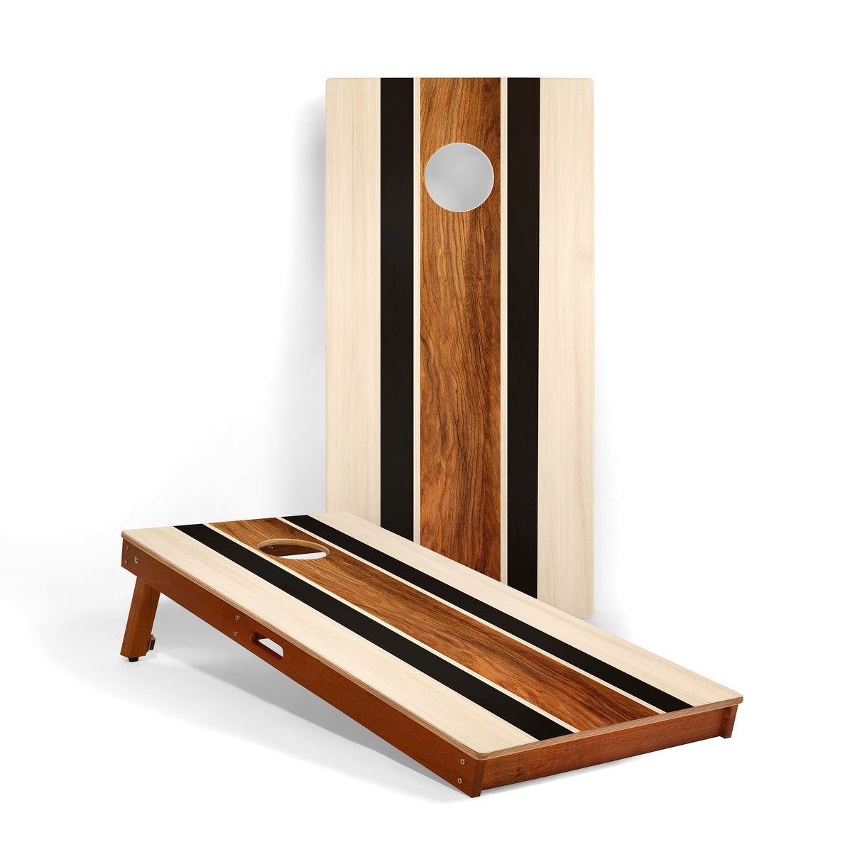 Elakai Natural Surf Beach 2ft x 4ft Classic Cornhole Set
