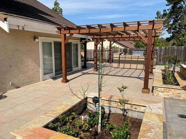 Best Redwood Super Deck Solid Wood Pergola