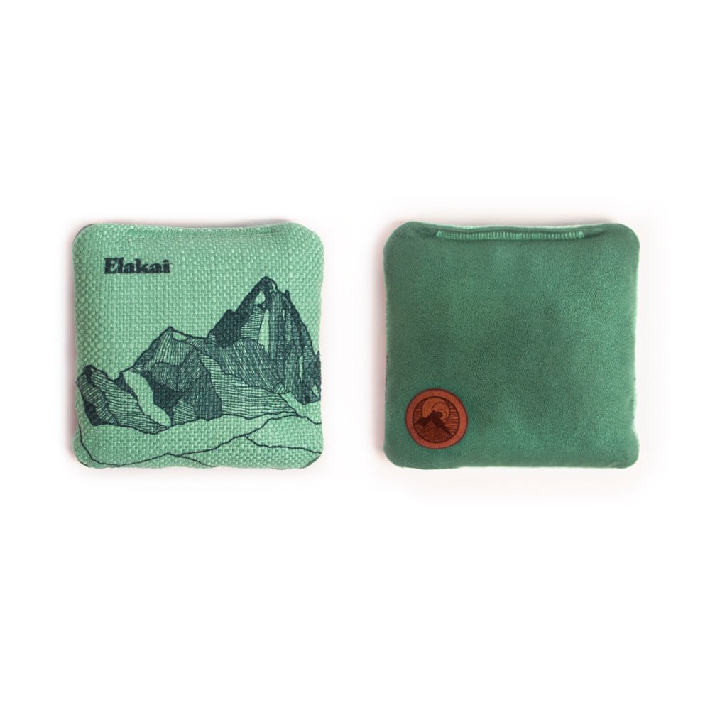 Elakai 4-in Travel Dual-Sided Cornhole Bags | Mt. Elakai