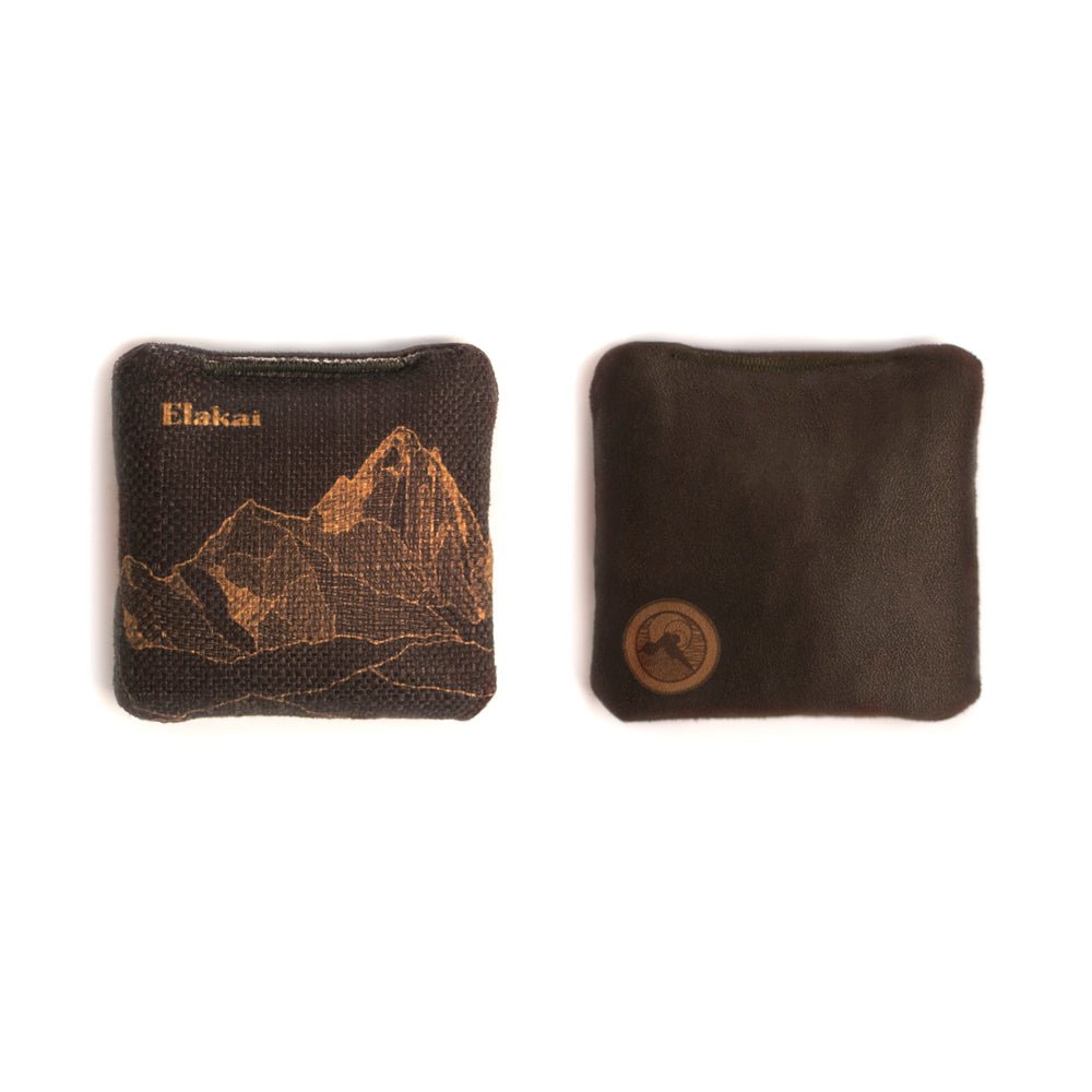 Elakai 4-in Travel Dual-Sided Cornhole Bags | Mt. Elakai