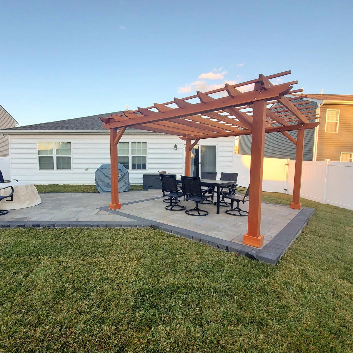 Best Redwood Super Deck Solid Wood Pergola