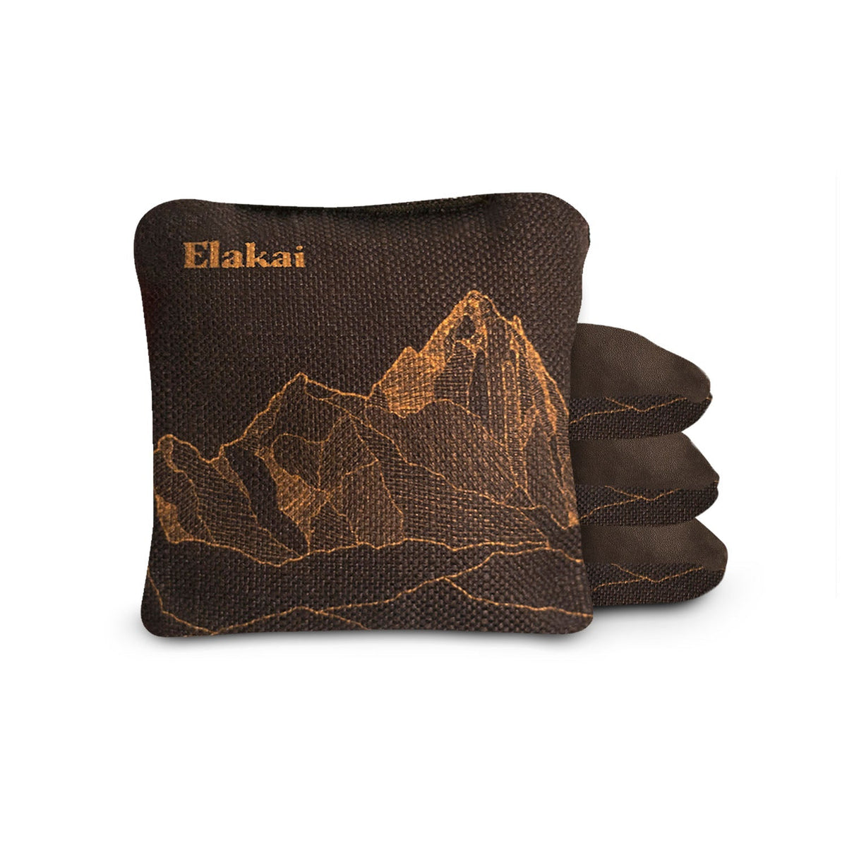 Elakai 6-in Dual-Sided Cornhole Bags | Mt. Elakai Design Collection