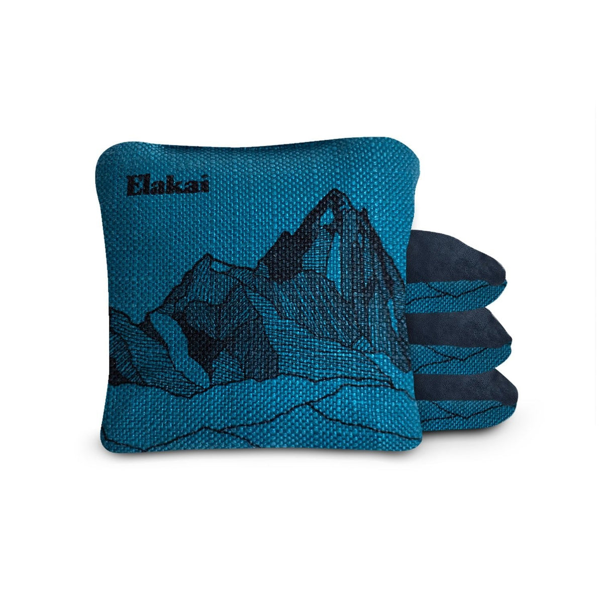 Elakai 6-in Dual-Sided Cornhole Bags | Mt. Elakai Design Collection