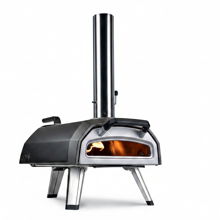 Ooni Karu 2 Multi-Fuel Outdoor Pizza Oven - Wood and Gas Outdoor Pizza Oven with Pizza Stone & Intergrated Thermometer, Pizza Oven Outdoor, Dual Fuel 12 Inch Pizza Maker, Outdoor Cooking Grill
