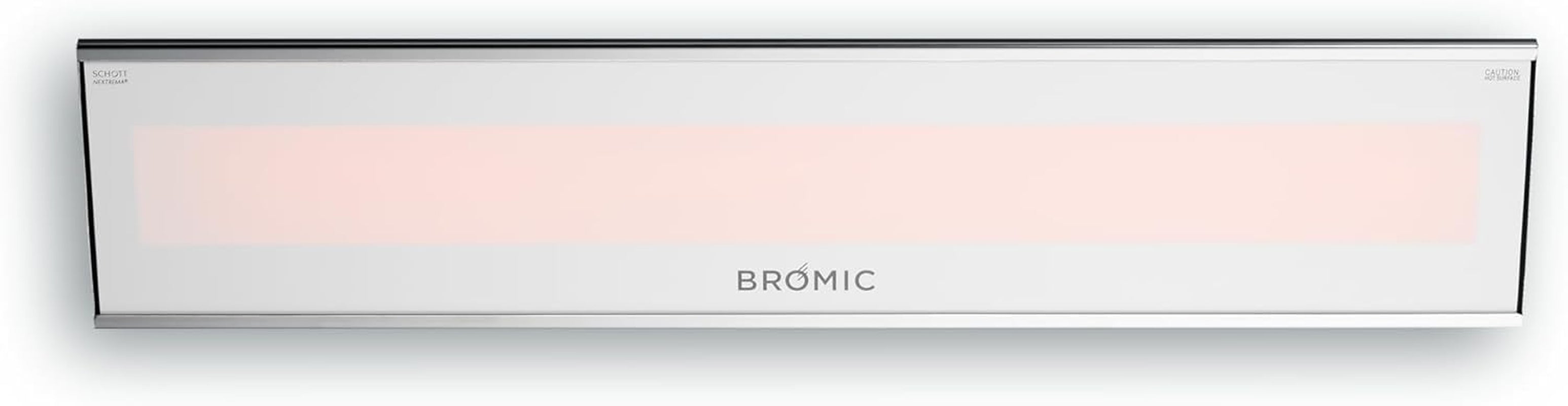 Bromic Platinum Smart Heat 3400W Electric Patio Heater - Radiant Infrared, 220V-240V, White Finish - BH0320008