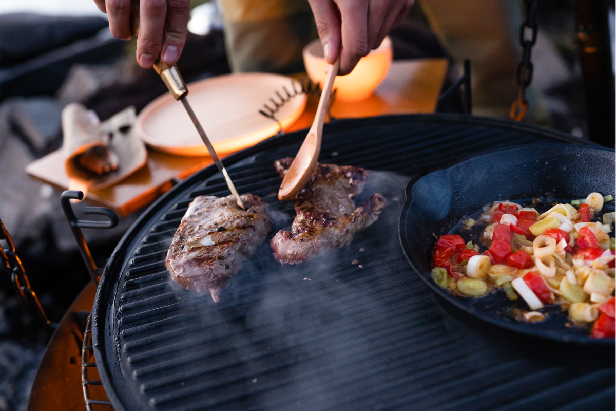 Espegard Reversible Cast Iron Griddle 18.5"