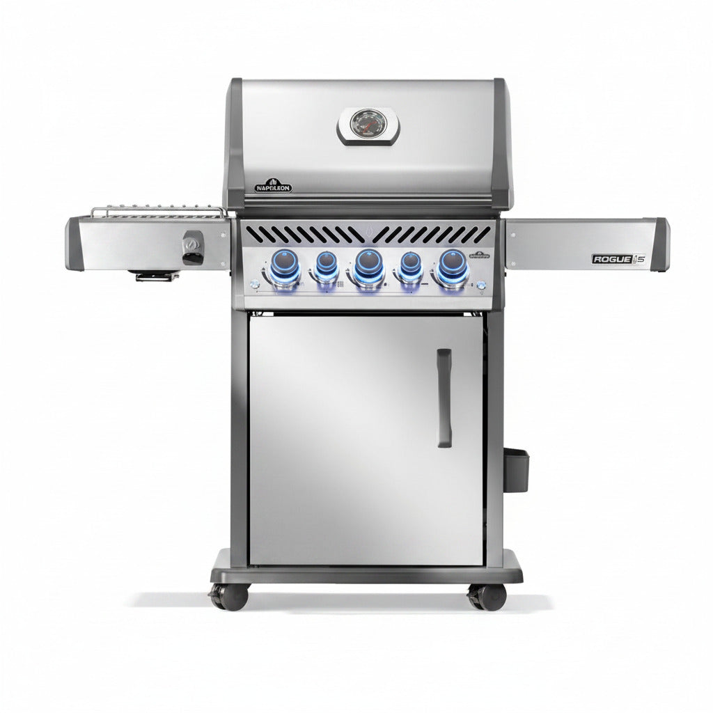 Rogue PRO-S 425 Natural Gas Grill with Infrared Side and Rear Burners, Stainless Steel, Durable 5-Burner Precision Cooking