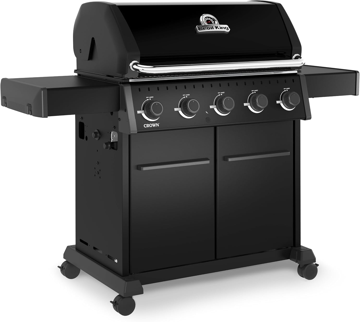 866154 Crown 520 Shadow 5-Burner Propane Gas Grill in Black