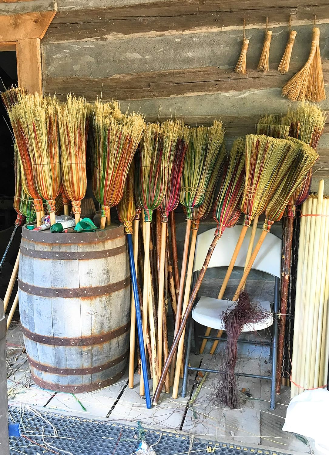 Handcrafted Broomcorn Broom | Parker Homestead