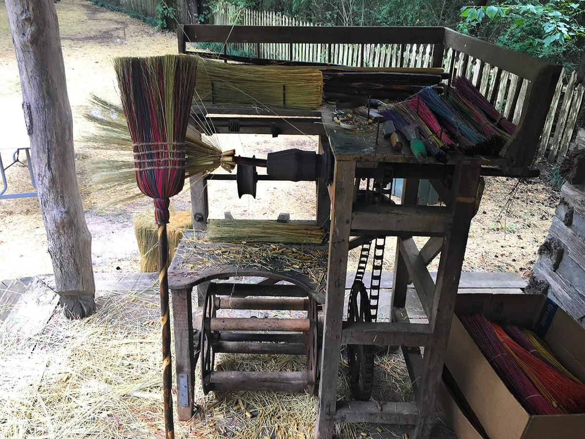 Handcrafted Broomcorn Broom | Parker Homestead