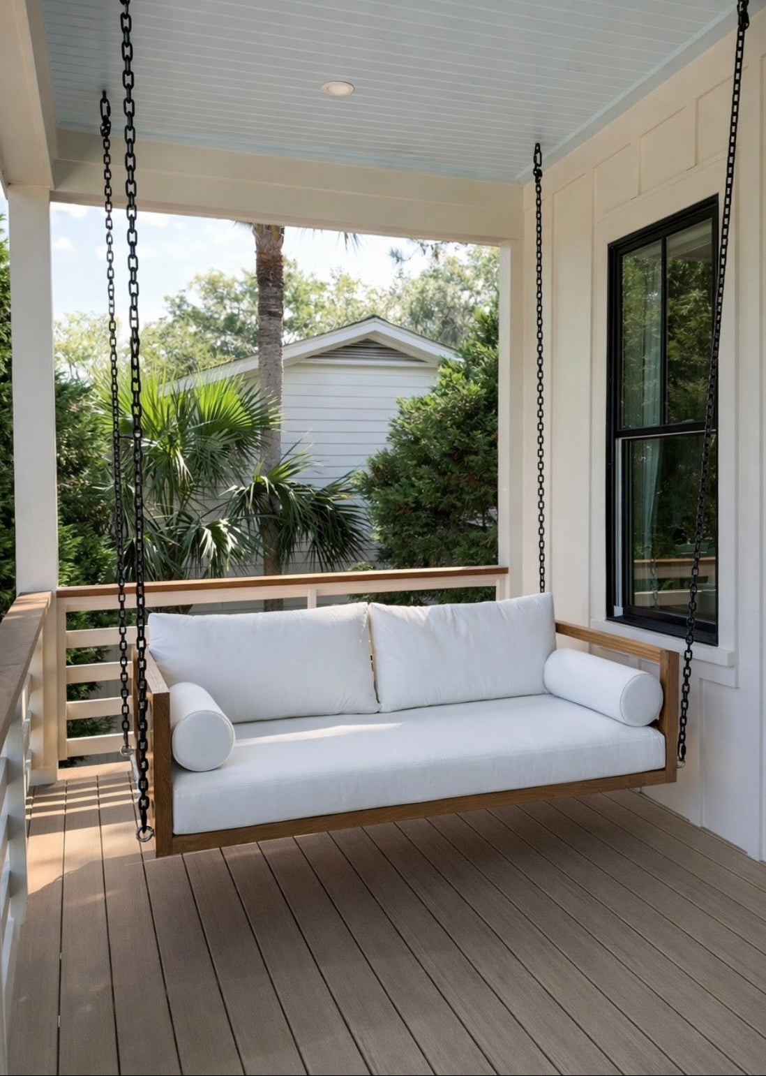 ModHaven Del Mar Teak Swing Bed | Standard