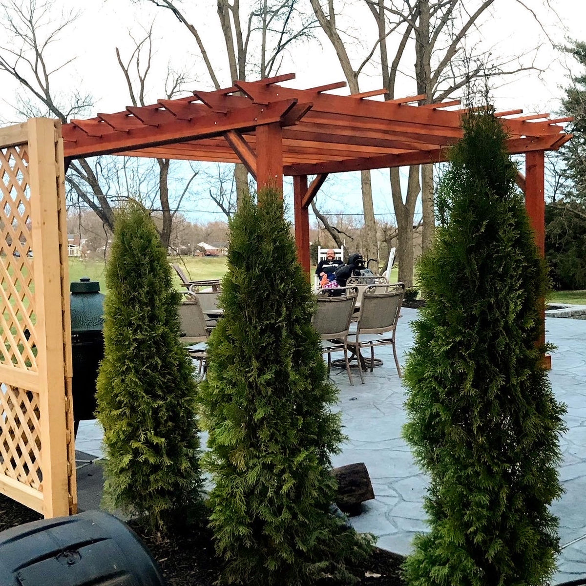 Best Redwood Super Deck Solid Wood Pergola