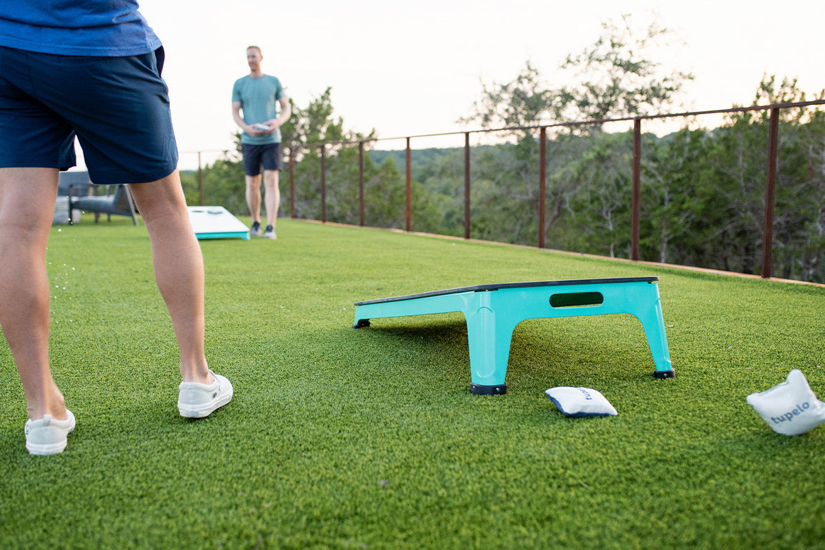 Tupelo Goods All-Weather Cornhole Set with Flyrite Bags