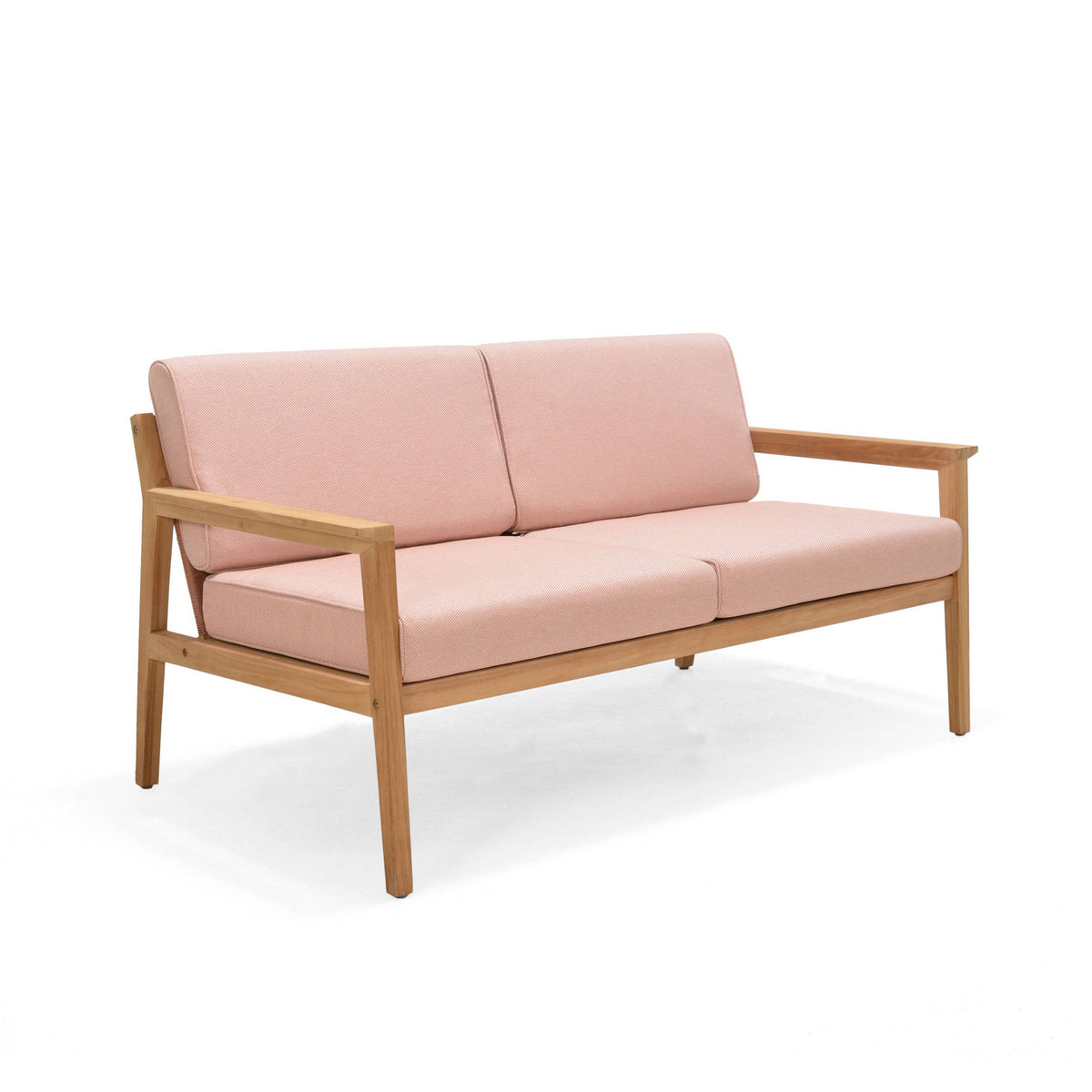 LifestyleGarden Agate Teak 2-Seater Outdoor Sofa