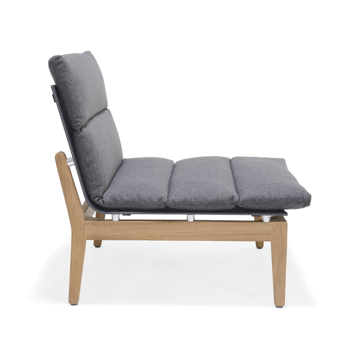 LifestyleGarden Arno Teak 6-Piece Modular Corner Sofa Set – Dark