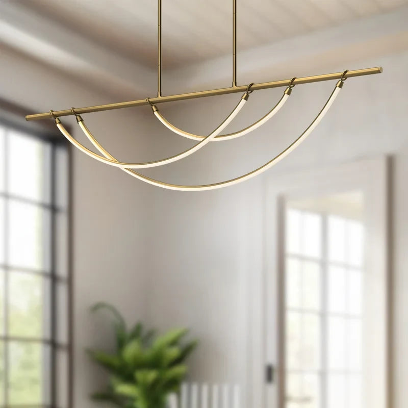 Alora Aryas 3-Light LED Indoor Pendant – Vintage Brass
