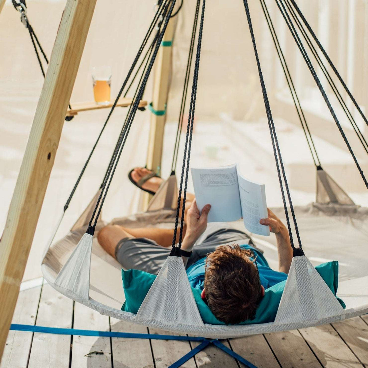 Bijou Build Sky Hover Swing – 5' Platform Swing