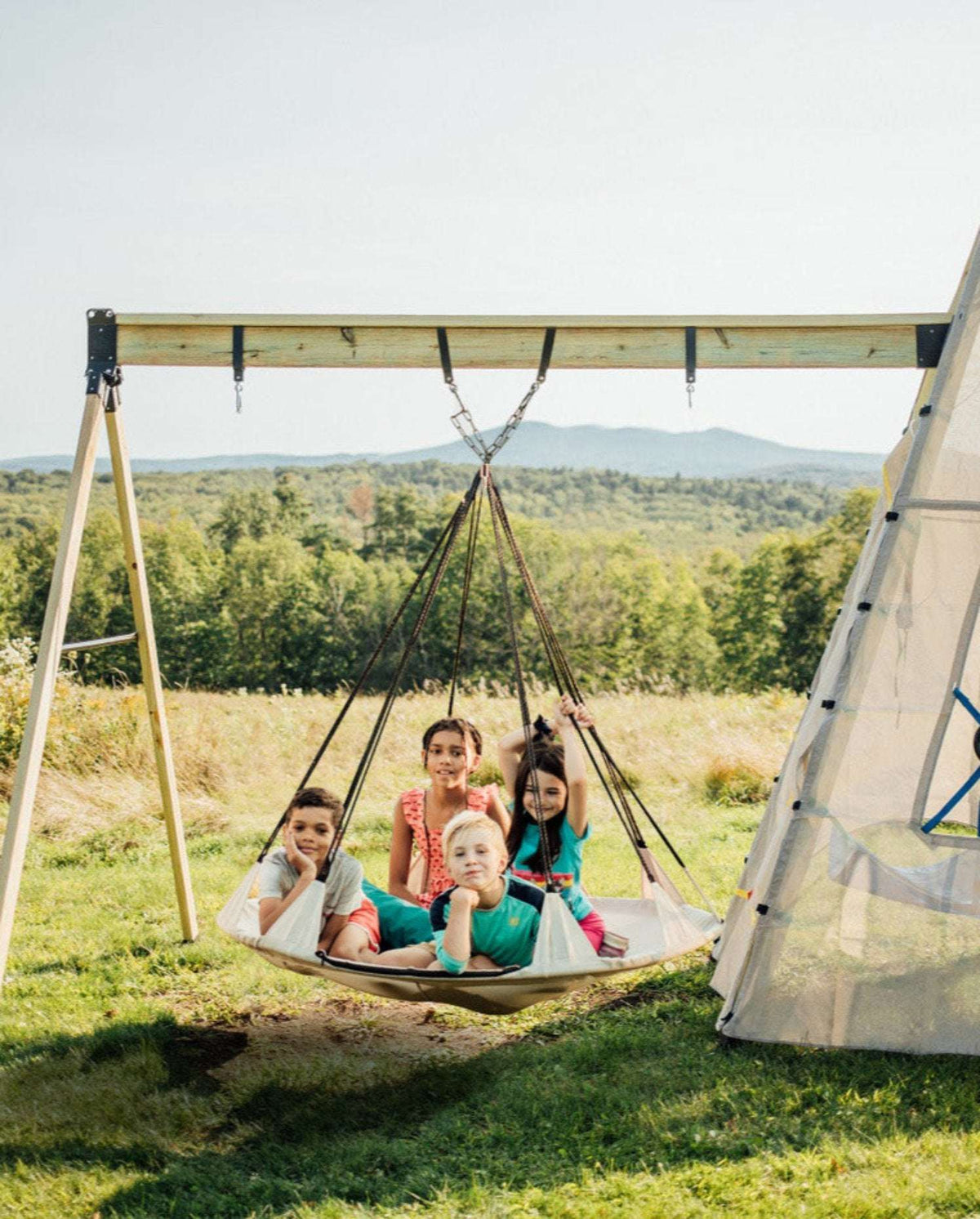 Bijou Build Sky Hover Swing – 5' Platform Swing