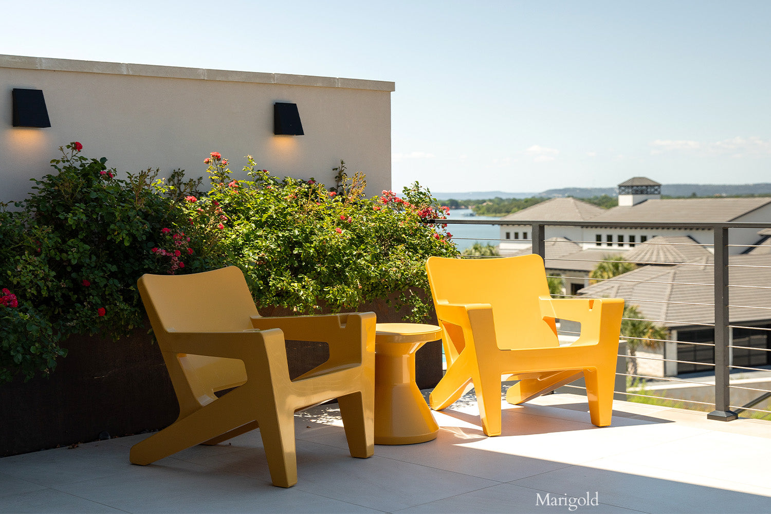 Tupelo Goods Bask Modern Adirondack Lounge Chair – In-Pool & Outdoor Chair