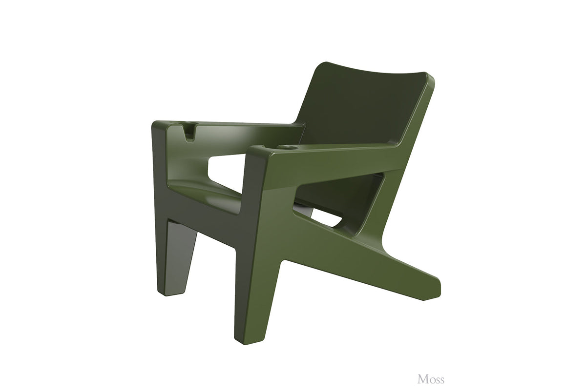Tupelo Goods Bask Modern Adirondack Lounge Chair – In-Pool & Outdoor Chair