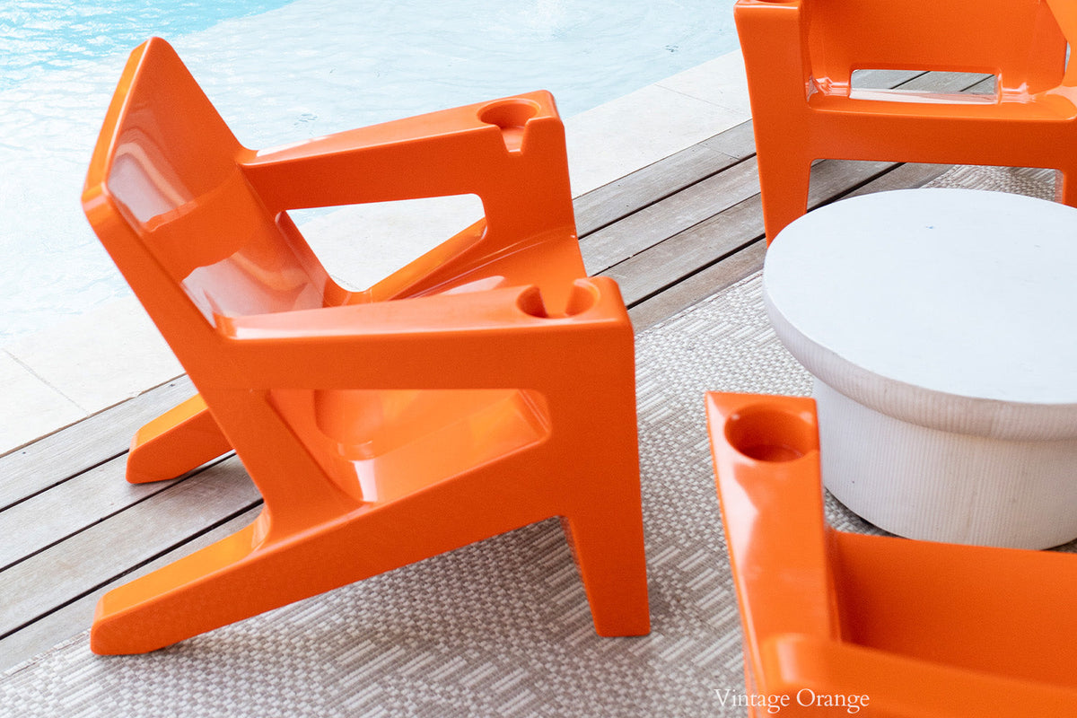 Tupelo Goods Bask Modern Adirondack Lounge Chair – In-Pool & Outdoor Chair