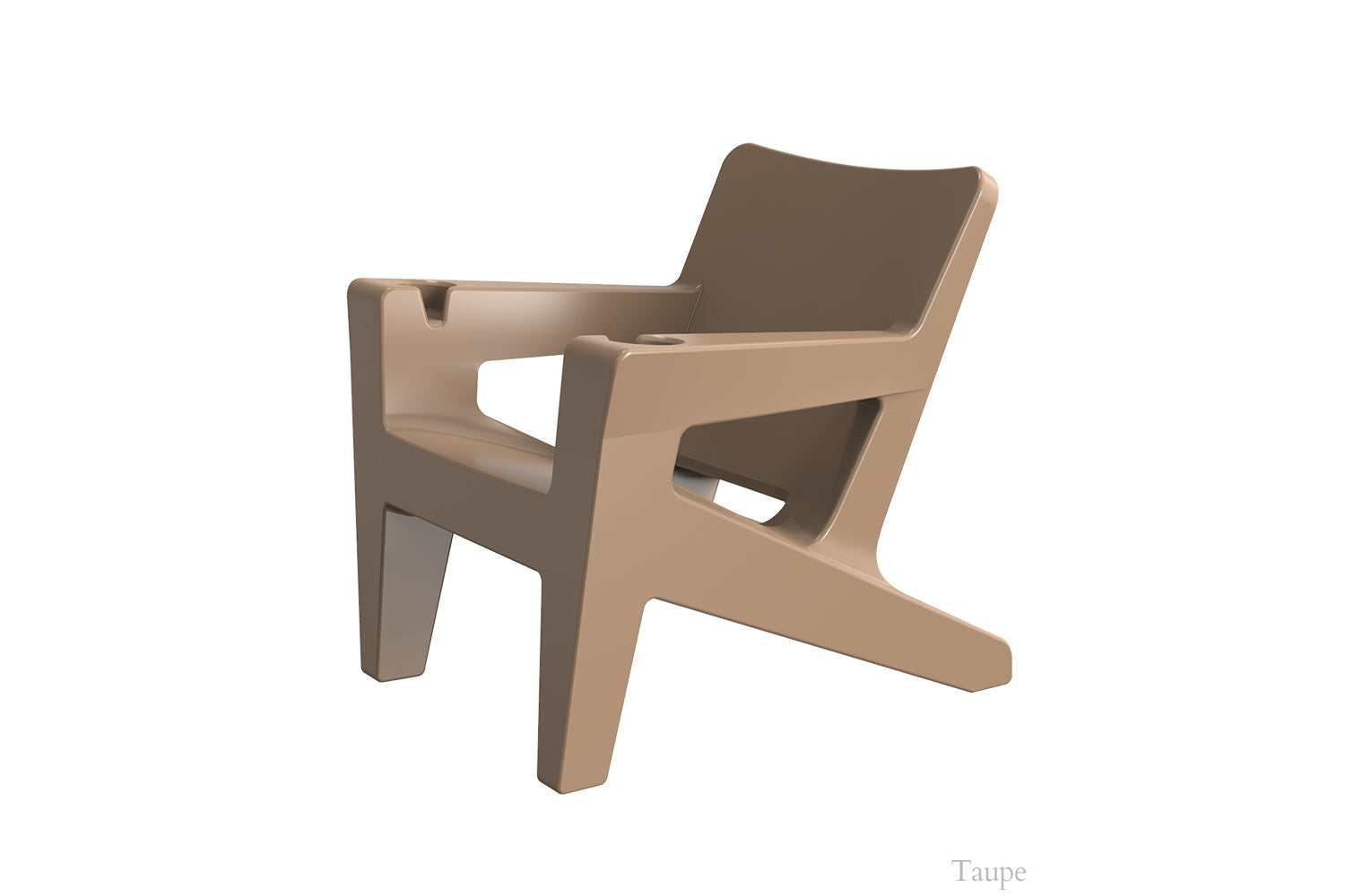 Tupelo Goods Bask Modern Adirondack Lounge Chair – In-Pool & Outdoor Chair