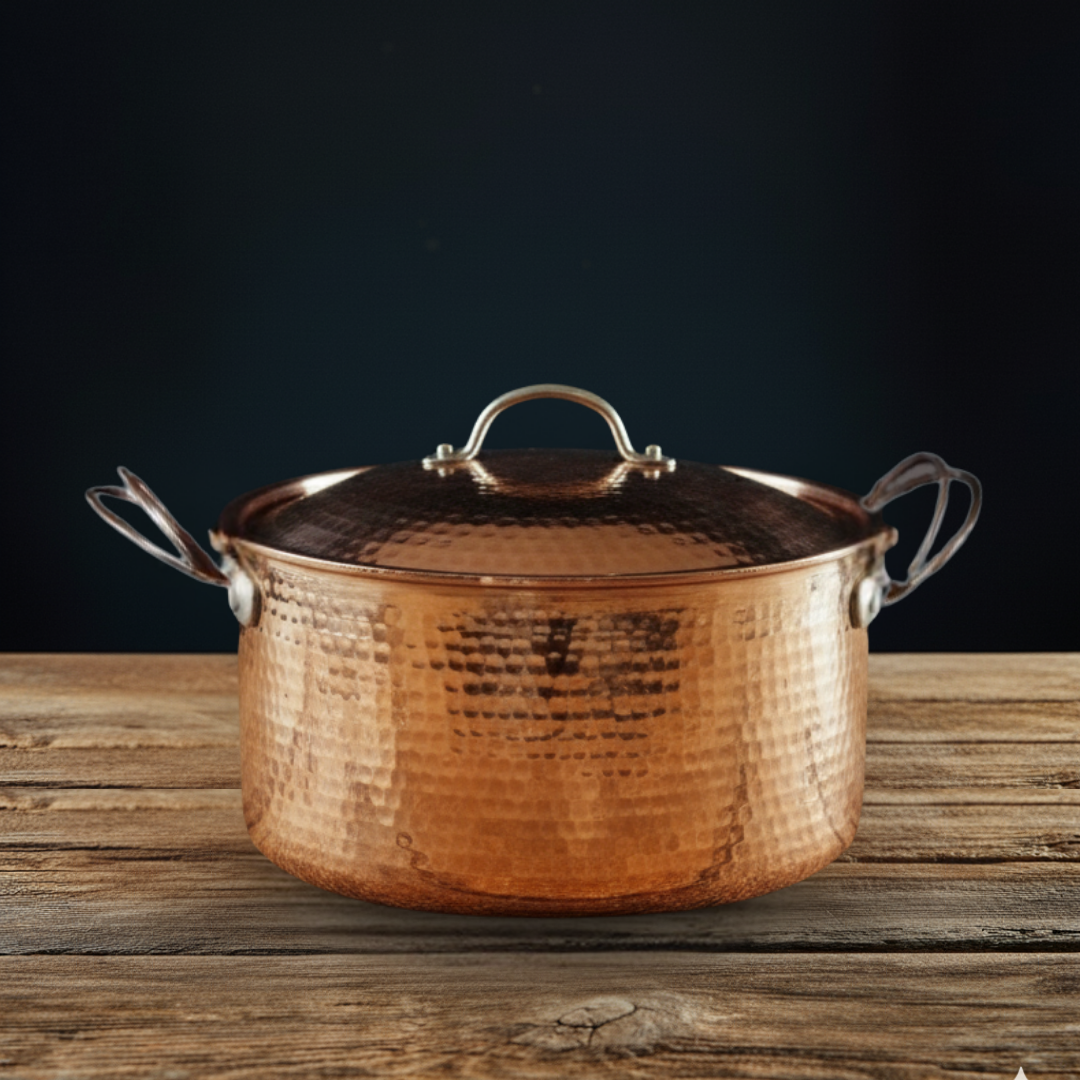 Sertodo Beautiful and Big Copper Dutch Ovens