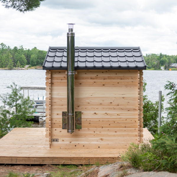 LeisureCraft Georgian CTC88 outdoor sauna