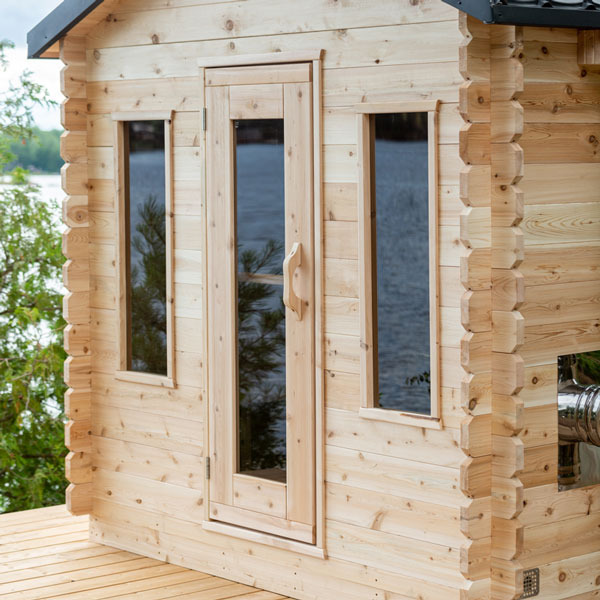 LeisureCraft Georgian CTC88 outdoor sauna