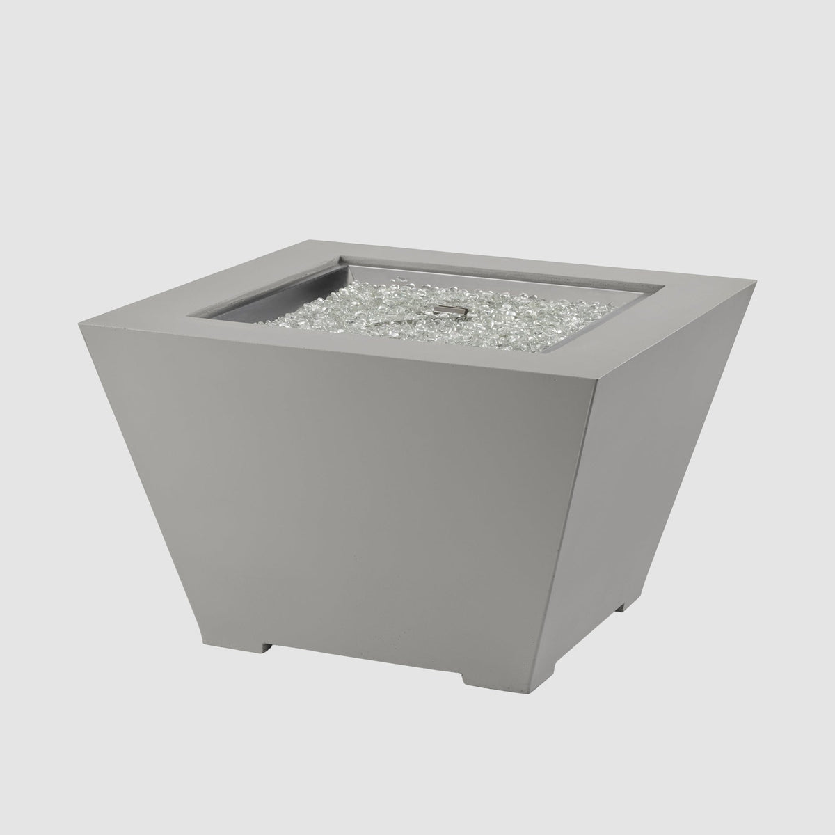 Outdoor GreatRoom Cove 37" Trapezoid Concrete Gas Fire Pit