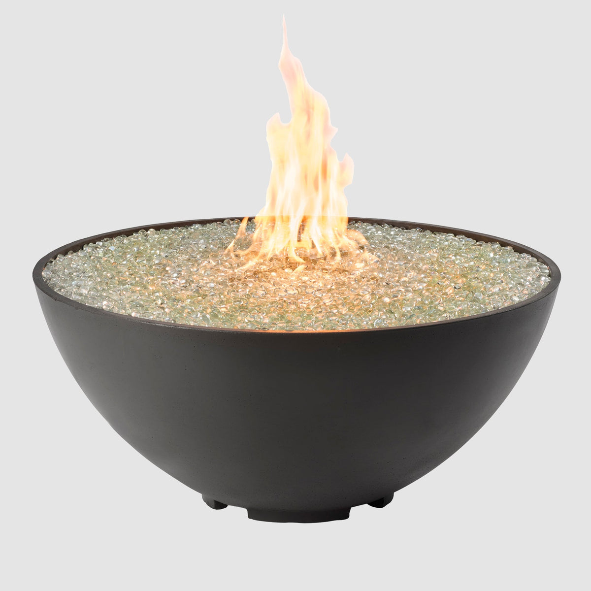 Cove Edge 42" Concrete Gas Fire Pit Bowl by Designing Backyards