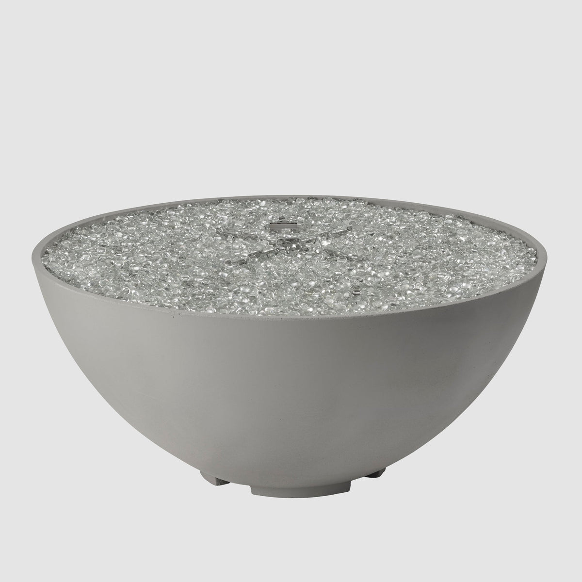 Cove Edge 42" Concrete Gas Fire Pit Bowl by Designing Backyards