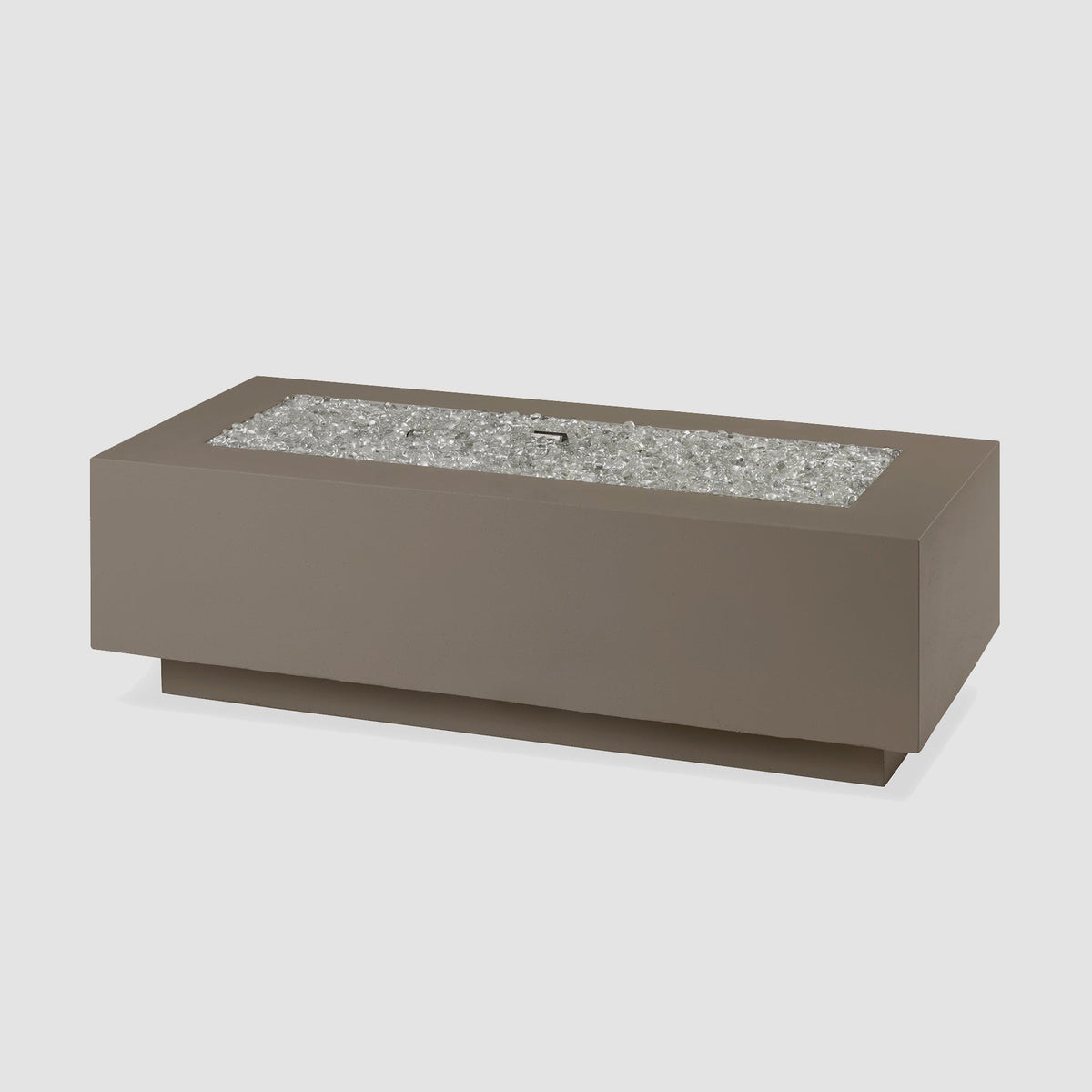 Outdoor GreatRoom Cove 54" & 72" Linear Concrete Gas Fire Pit