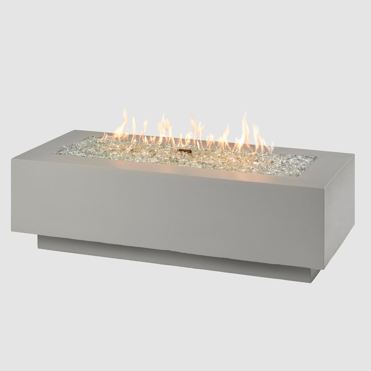 Outdoor GreatRoom Cove 54" & 72" Linear Concrete Gas Fire Pit