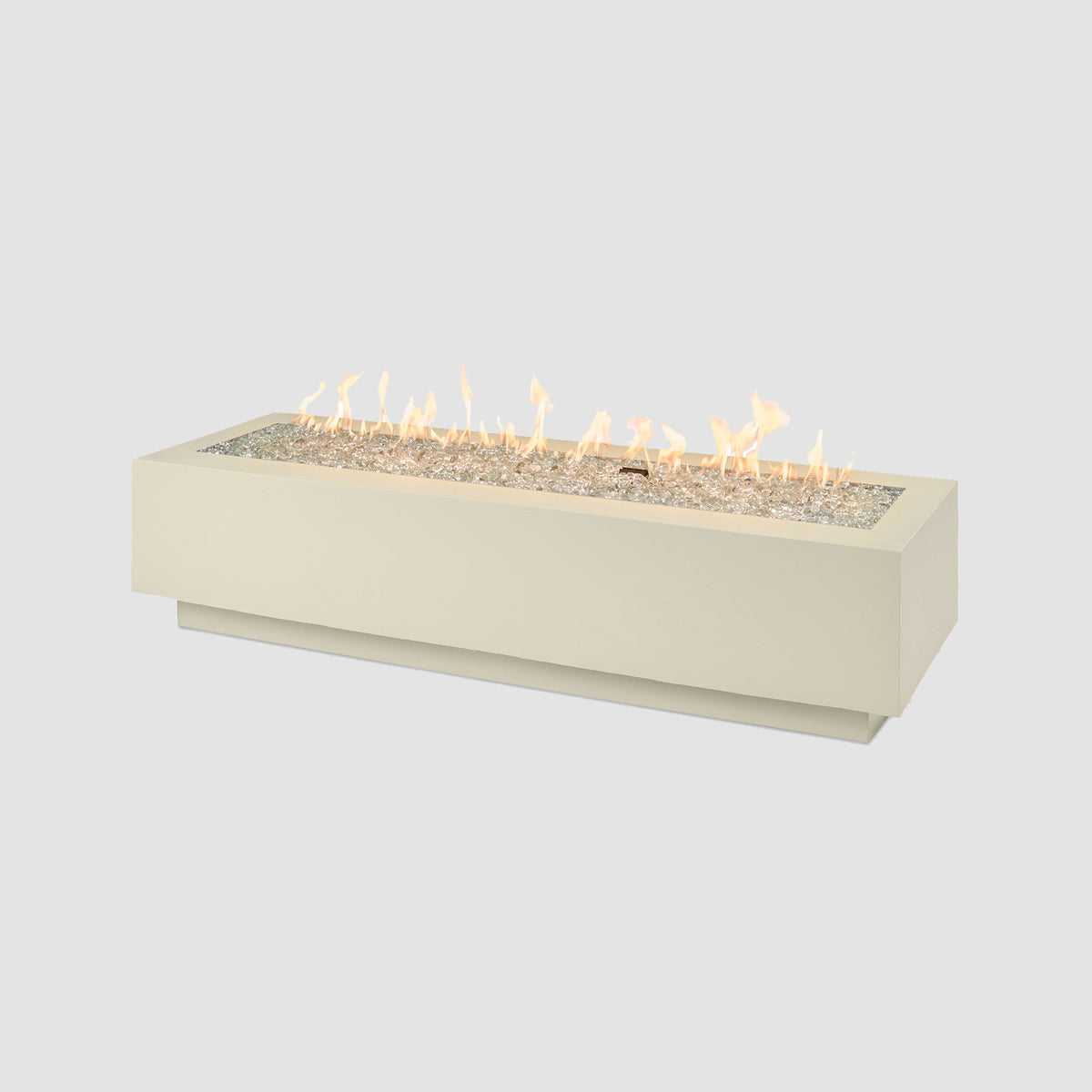 Outdoor GreatRoom Cove 54" & 72" Linear Concrete Gas Fire Pit