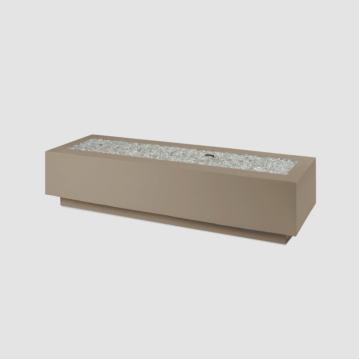 Outdoor GreatRoom Cove 54" & 72" Linear Concrete Gas Fire Pit