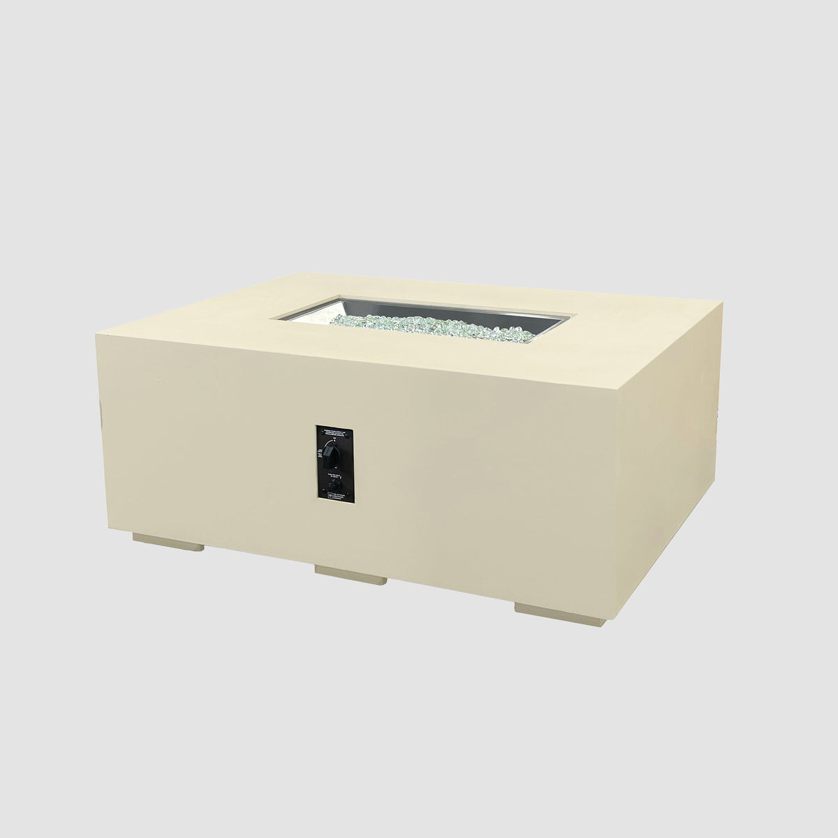Outdoor GreatRoom Cove Linear Concrete Gas Fire Pit | 48", 84" & 96"