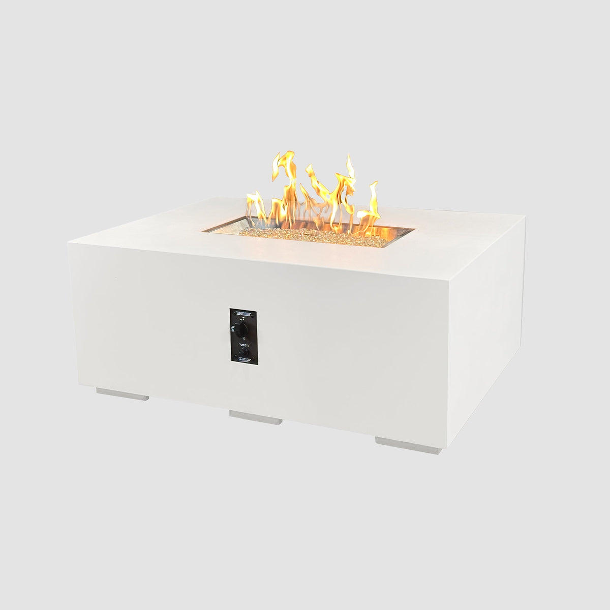 Outdoor GreatRoom Cove Linear Concrete Gas Fire Pit | 48", 84" & 96"