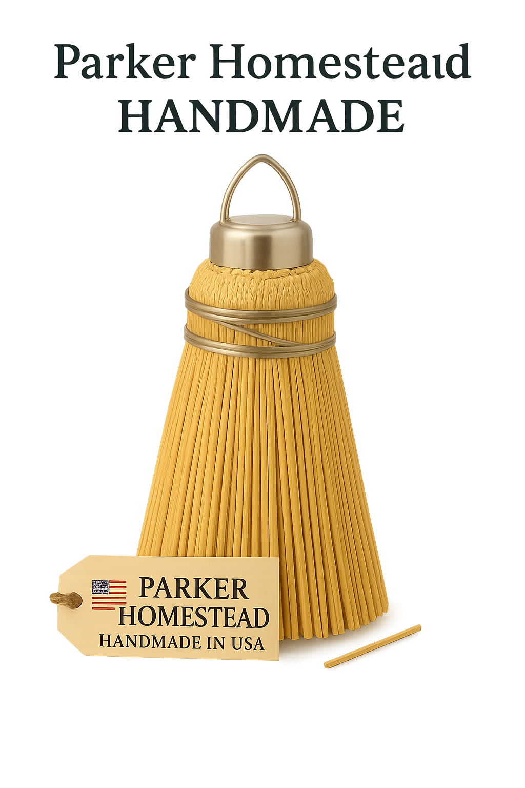 Handcrafted Broomcorn Cake Tester | Made in USA