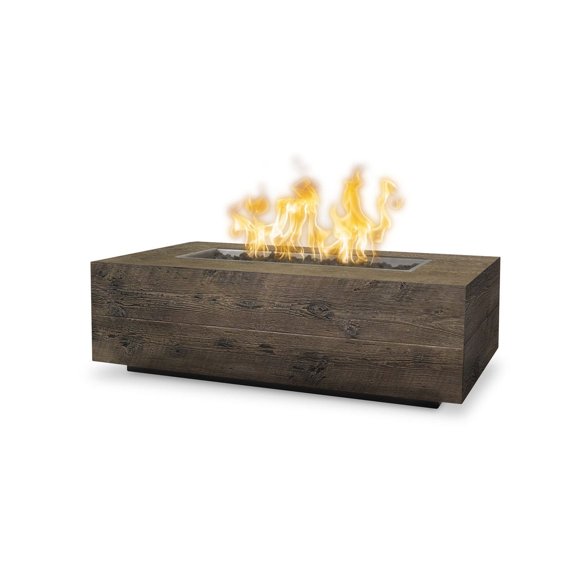 The Outdoor Plus Coronado 72" GFRC Wood Grain Fire Pit