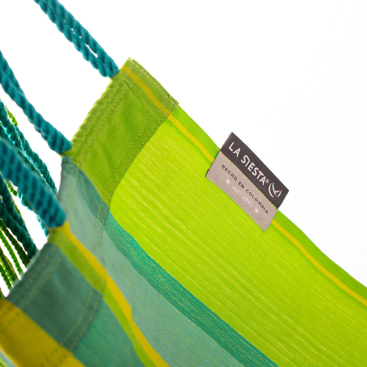 LA SIESTA Udine Outdoor Lime Weather-Resistant Hammock Chair & Stand Set