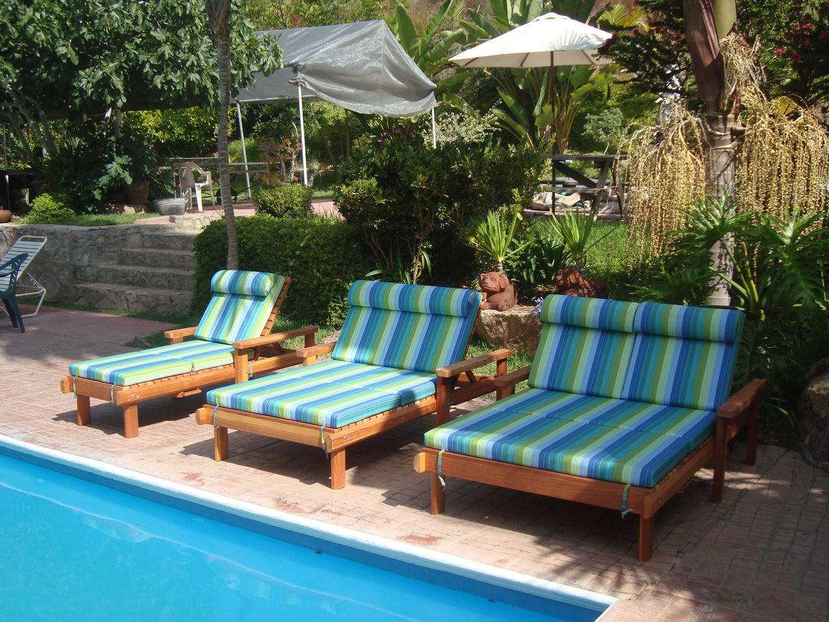 Best Redwood Sun Solid Wood Chaise Lounge